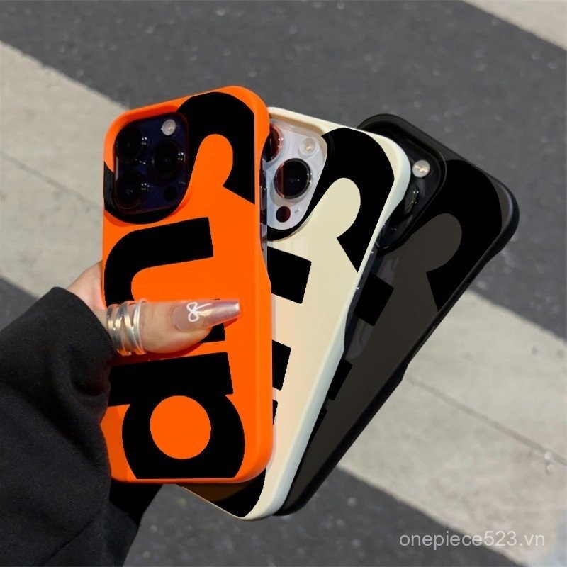 Ốp lưng điện thoại di động nhãn hiệu tiếng Anh thời trang hip hop cho iPhone 16plus 16promax 16proma