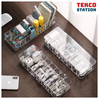 Hộp 8 Ngăn Đựng Dây Sạc,Tai Nghe, Đồ Dùng Cá Nhân - Khay Nhựa 8 Ngăn Đựng Đồ Dùng Văn Phòng