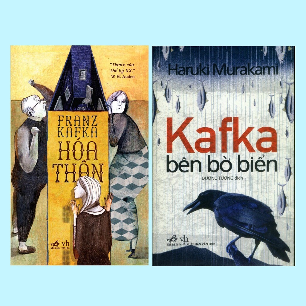 Sách - COMBO Hóa thân - Kafka bên bờ biển (Franz Kafka - Haruki Murakami) (Nhã Nam)