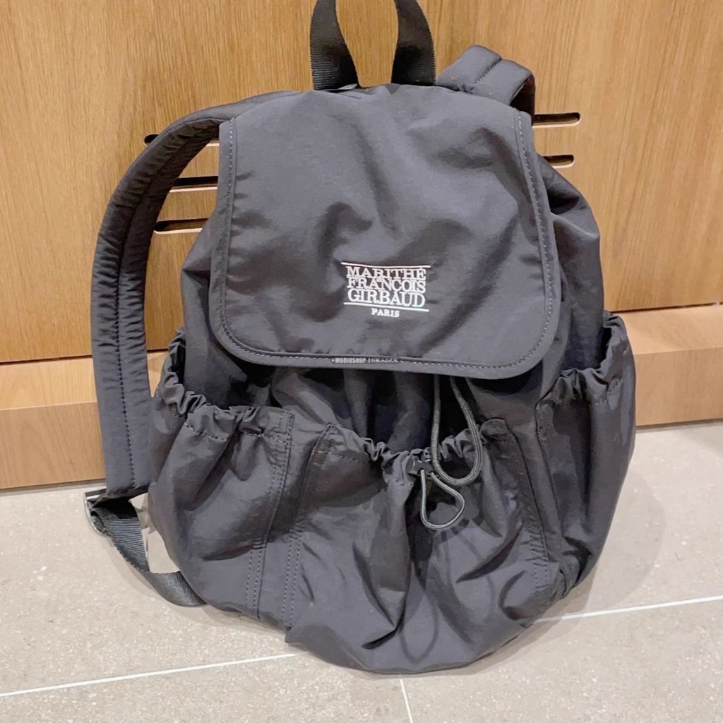 Nhà thiết kế Hàn Quốc Thương hiệu 25 mùa xuân MARITHE FRANCOIS GIRBAUD Ba lô nắp dây rút