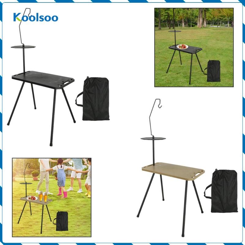 Camping Table Gấp được, Có Túi Đựng Dành Cho Chuyến Đi Biển, Thổ I Support Đèn Ngoài Trời