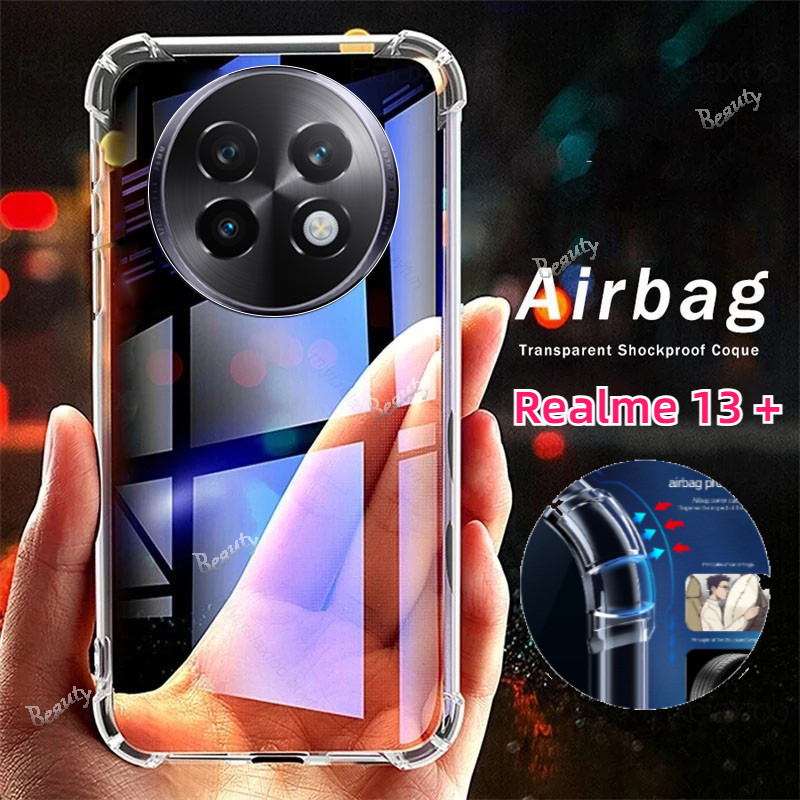 Ốp Mềm Trong Suốt Realme13 + 5G Vỏ Điện Thoại Cho Realme 13 12 Pro Plus 13 + 12 + 12X Realme12 Realm