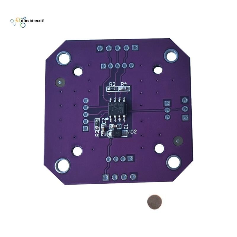 Mt6701 -MT6701CT Mô-đun cảm biến đo góc cảm ứng từ tính 14bit Độ chính xác cao có thể thay thế hoàn 