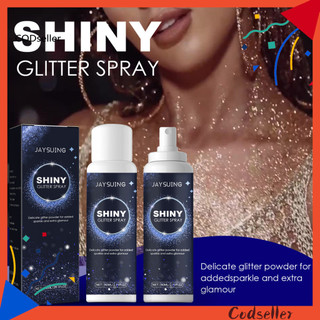 Cods 60ml Xịt lấp lánh toàn thân mới lạ cho xương đòn Xịt lấp lánh cơ thể sáng bóng tiện lợi