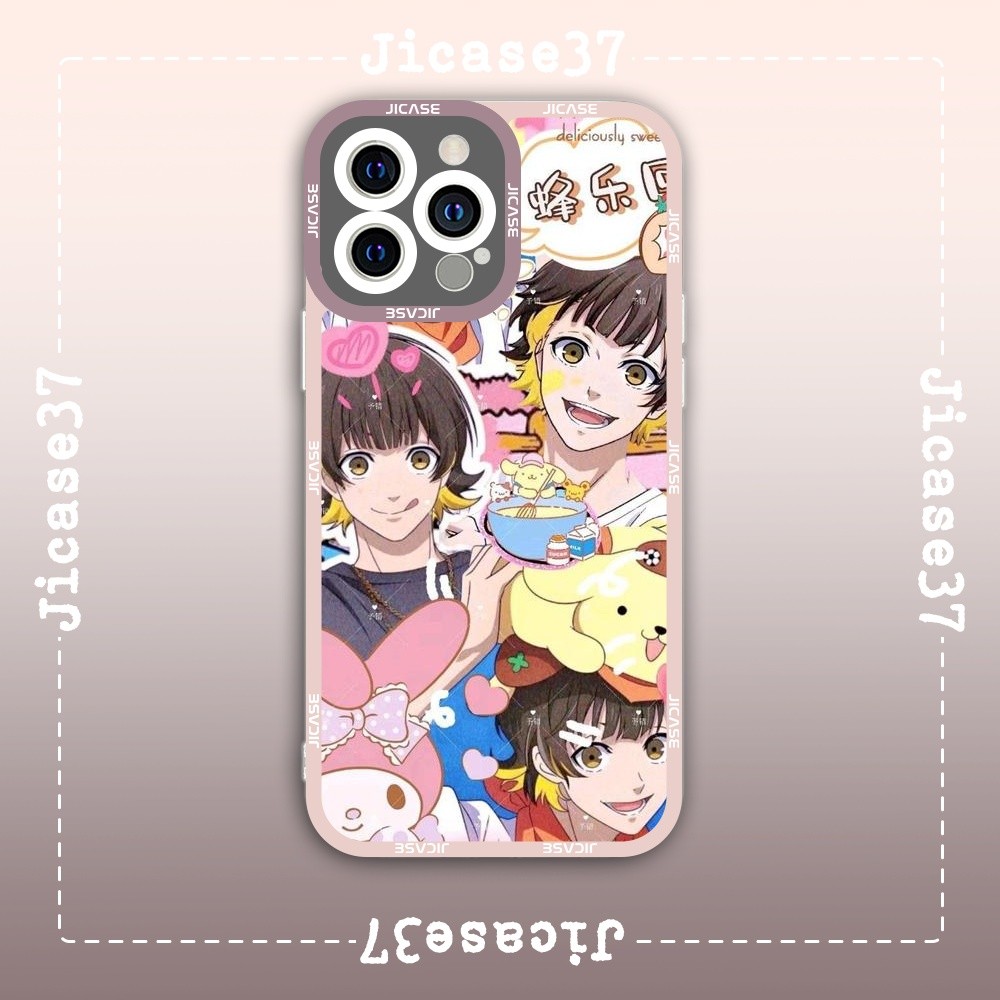 Ốp lưng iPhone Cạnh Vuông Samsung Xiaomi Oppo Anime Blue Lock nhân vật Bachira Meguru x Sanrio my Me