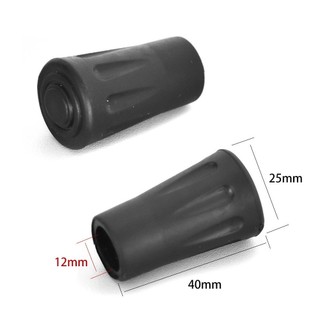 【Anna】Trekking Pole Tip Set Tip Trekking Walking Cane Cap Hammers Pole Rubber Duable