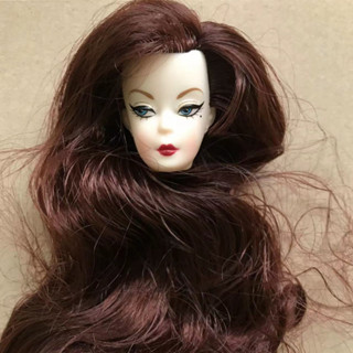  1 Miếng Đầu Với Tóc Uốn Dài 1   6 Bộ Phận Búp Bê Cô Gái Bộ Sưu Tập Quà Tặng Nhân Vật DIY Phụ Kiện Búp Bê 