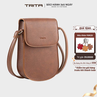 Túi Trita (Thời trang nữ dáng đứng phong cách cổ điển - Túi đeo chéo da RHN225)