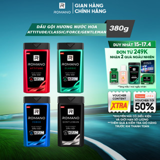 Dầu gội nam Romano hương Nước hoa nam 380g