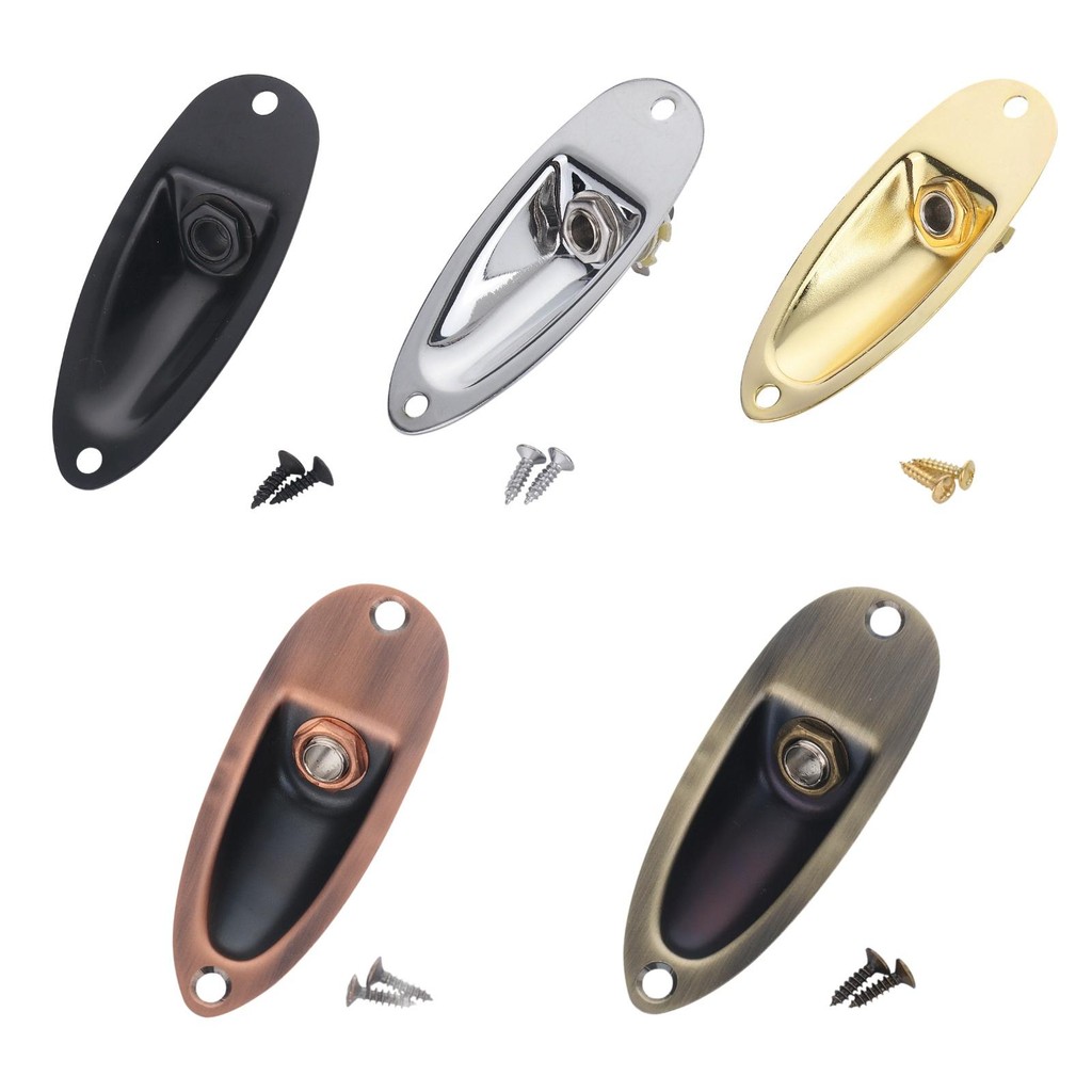 Điện Guitar Jack Đĩa DIY Guitar Đĩa Đầu Ra Tải Guitar Đầu Ra Jack Đầu Ra