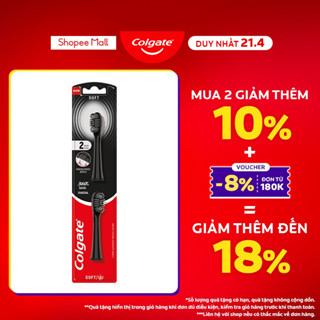 Bộ 2 đầu thay bàn chải điện Colgate Optic White, hỗ trợ làm trắng răng (Không kèm bàn chải)