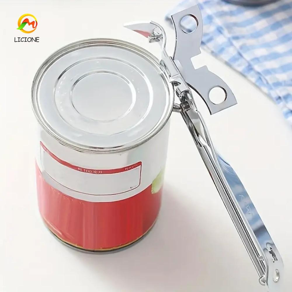 Dụng cụ mở thiếc ECHOG, Dụng cụ mở hộp bằng thép không gỉ, Dụng cụ mở nắp chai 2 trong 1 Dụng cụ mở lọ bằng tay cứng cắm trại