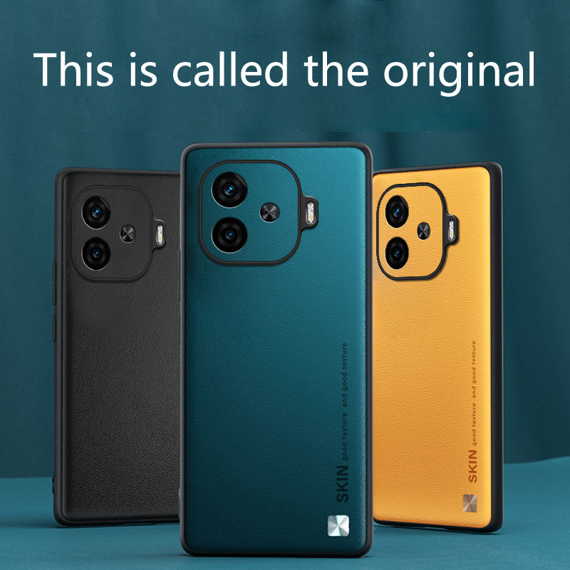 Ốp lưng VIVO IQOO Z9 Turbo Plus Da Trơn Mềm Khung Silicon Ốp Lưng Cho IQOO Z9 Turbo Z9X