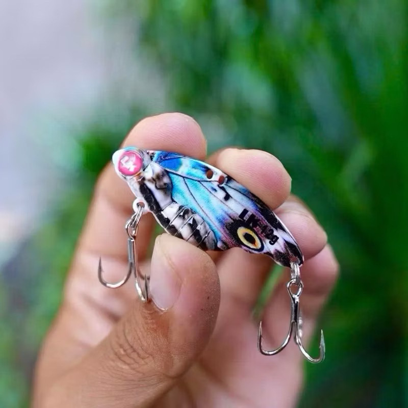 Mồi Câu Lure Cá Sắt Cánh Bướm LK Hoà Action rung lắc mạnh 9gr 12gr Độ Hút Cá Cao vietfishing