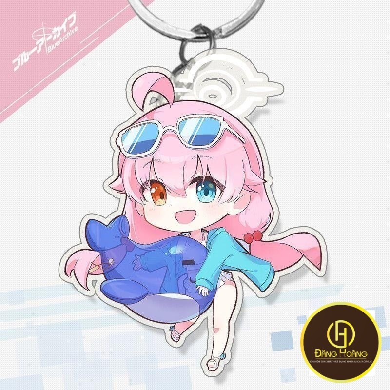 Móc Khóa (24 Kiểu) Takanashi Hoshino Sunaokami Shiroko  DH