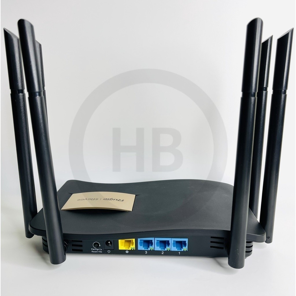 Bộ phát wifi Ruijie 1200G Pro 6 râu (chính hãng), kèm nguồn