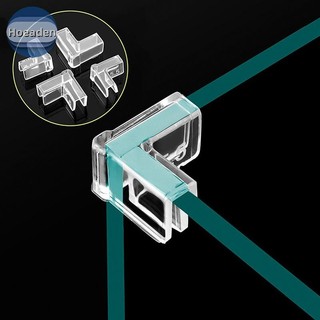 Hoeaden 4 Cái / bộ Silicon Trong Suốt Chống Va Chạm Góc Cá Bảo Vệ Dính Miễn Phí Vỏ Bảo Vệ Bể Cá Phụ Kiện VN