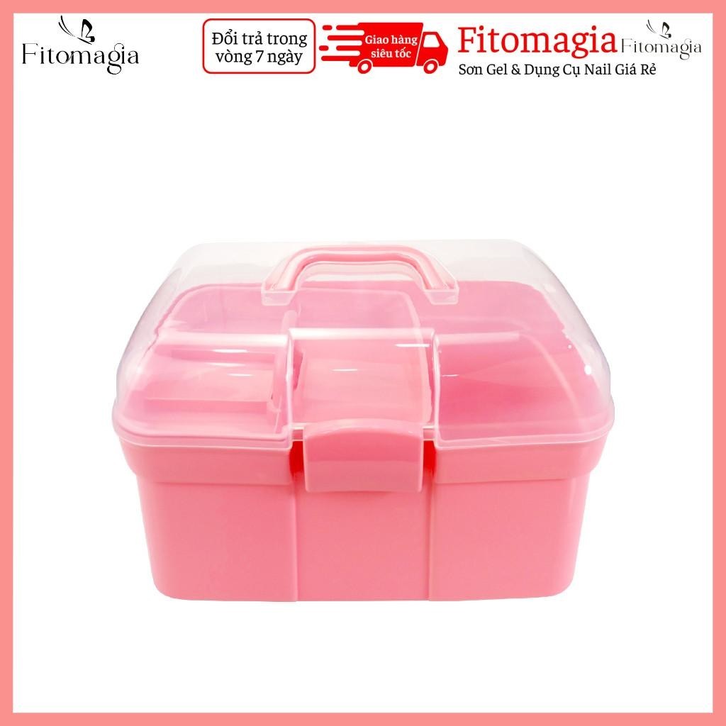 [Fitomagia06] Cốp Đựng Đồ Nails - Hộp Đựng Nail Bằng Nhựa Chuyên Dụng