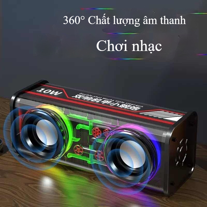 Đảm bảo chất lượng Loa bluetooth led nháy theo nhạc RGB, công suất 10W, nghe nhạc cực chất | BigBuy360 - bigbuy360.vn