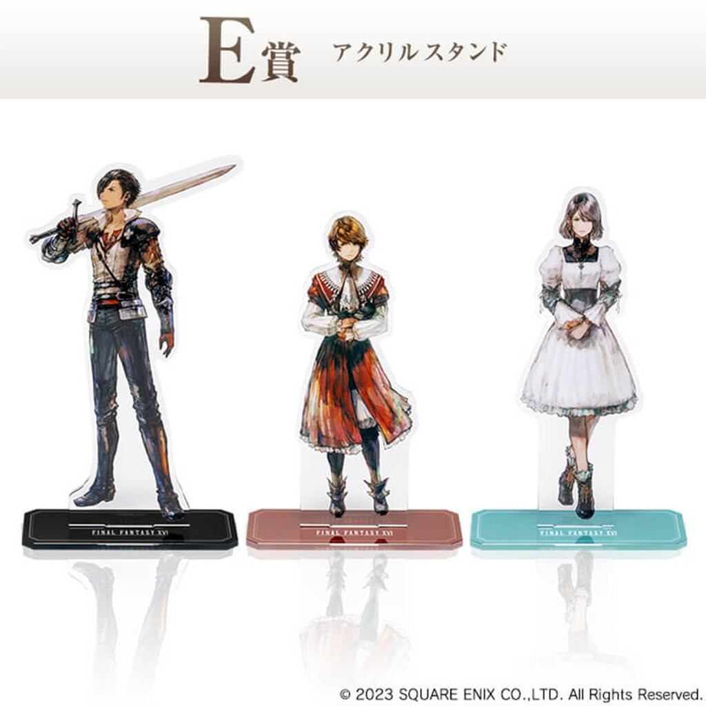 Chân đế acrylic Joshua & Jill Cliff-Final Fantasy [Final XVI Kuji -Acrylic Stand- Joshua & Jill & Cl