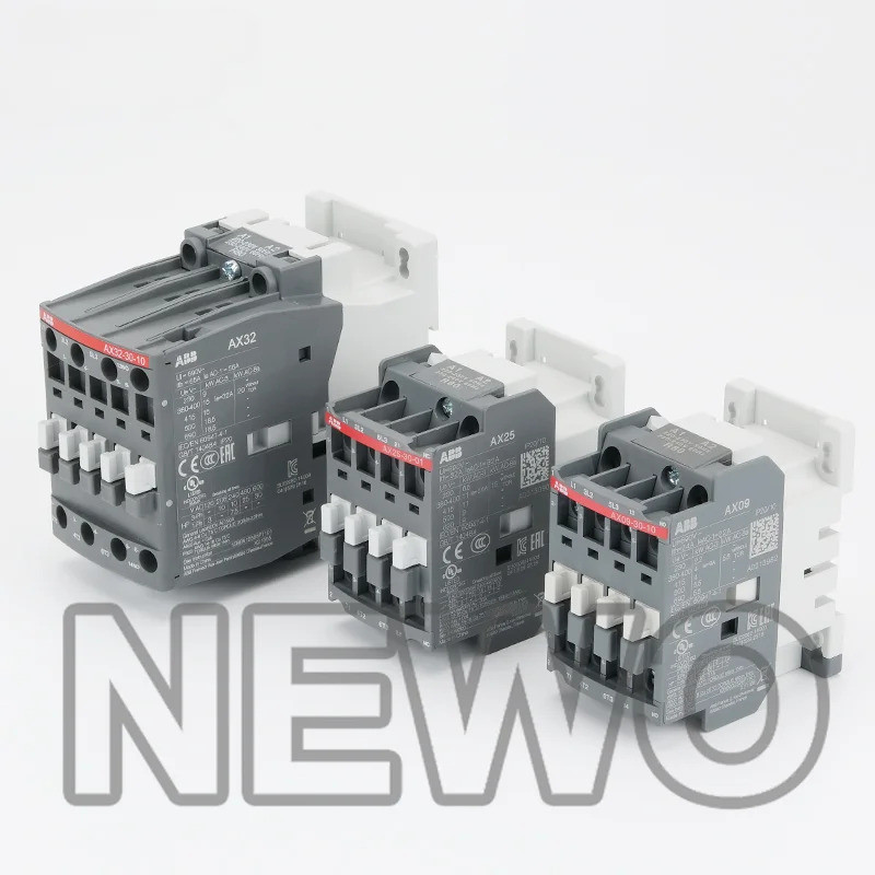 ABB AX09 AX12 AX18 AX25 AX32 AX40 AX50 Series AC Contactor AX09-30-10 AX09-30-01 AX12-30-10 AX12-30-