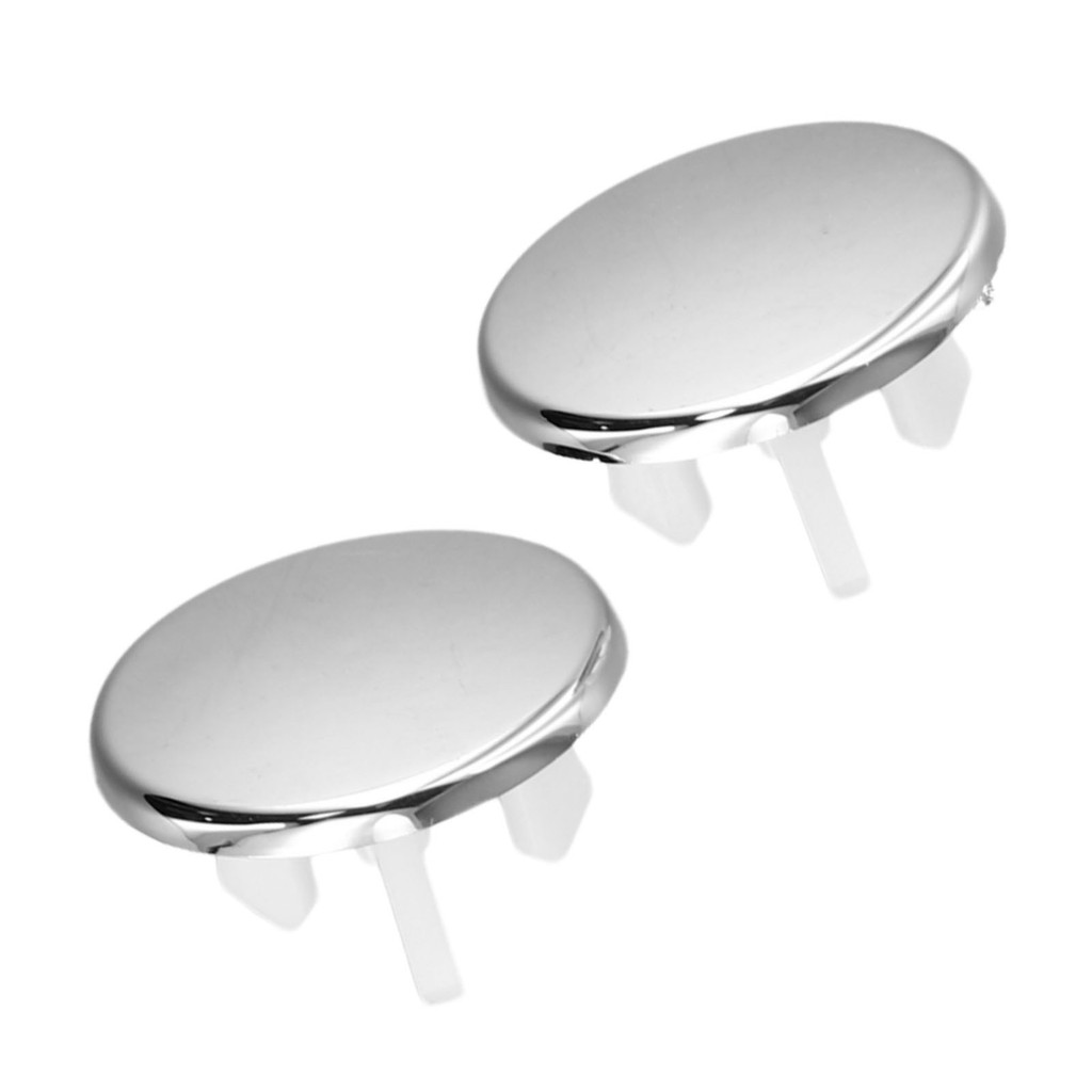 【FEELING 】Reliable ABS Sink Hole Overflow Replacement Cover Chrome Round Trim Ring