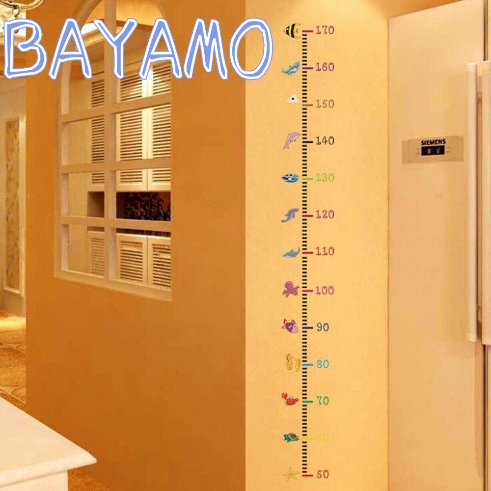 BAYAMO Thước đo chiều cao dán tường cho trẻ