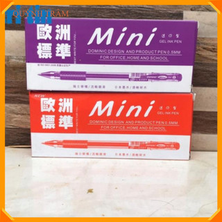 BÚT NƯỚC MINI GEL (Đen, Xanh, Đỏ, Tím) [VPP TRÍ TÍN]