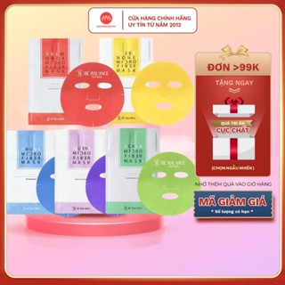  Lẻ 1 Miếng Mặt nạ vải vi sợi Be'Balance Micro Fiber Mask 3 in 1 - mặt nạ be balance giúp làm đẹp da 