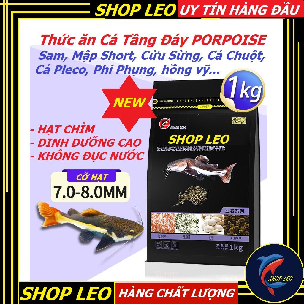Thức ăn cho cá tầng đáy PORPOISE, Sam, Mập Short, Cửu Sừng, Cá Chuột, Cá Pleco, Phi Phụng, hồng vỹ-c