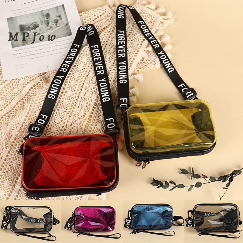 Túi đeo chéo trong suốt thời trang MPJow Túi ly hợp xu hướng nữ Tốt