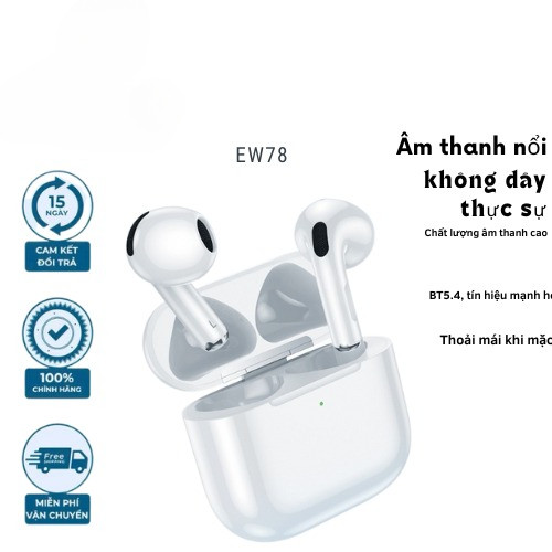 TAI NGHE BLUETOOTH KHÔNG DÂY HOCO EW78 TWS – ÂM THANH CHẤT LƯỢNG, KẾT NỐI ỔN ĐỊNH
