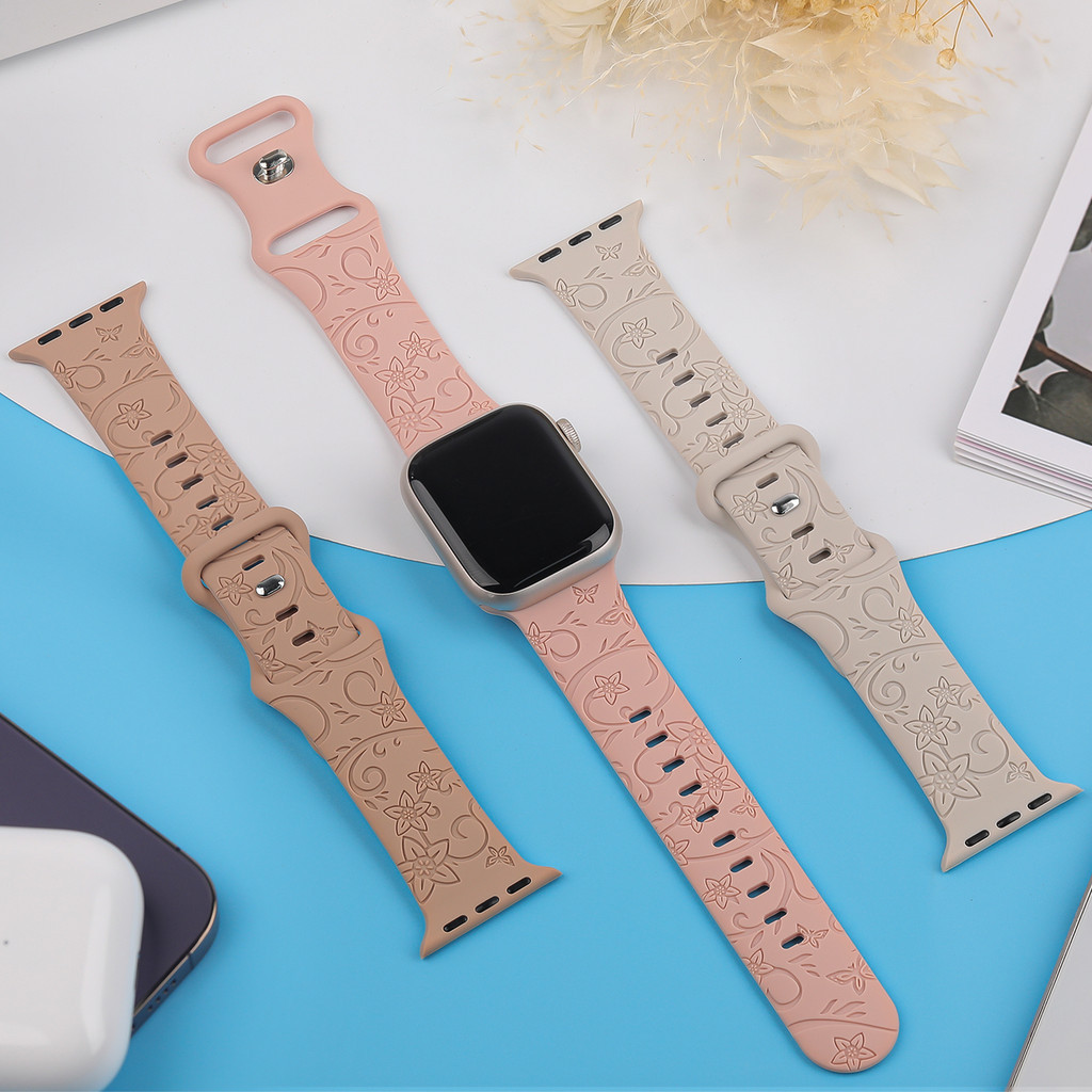 Silicone In Dây Đeo for Smart Watch Apple Watch IWatch Ultra 2 49 46 45 44 42 41 40 38 Mm Series 10 