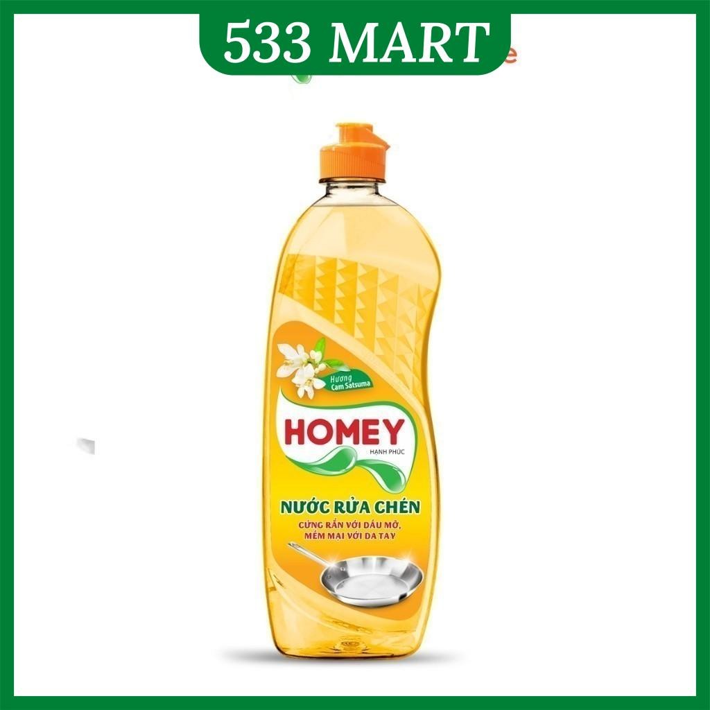 [CHAI 750G] Nước rửa chén Homey hương Cam Satsuma 750gr
