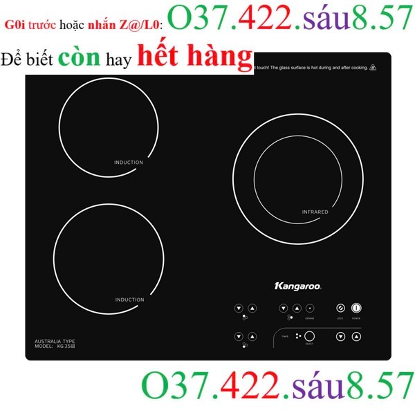 Bếp từ ba Thái lan Kangaroo KG836i a