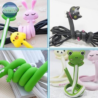 Hoeaden Tai Nghe Động Vật Dễ Thương Tai Nghe Quấn Dây Dây Cáp Giá Đỡ Cuộn Dây Tổ Chức 1 Cái VN