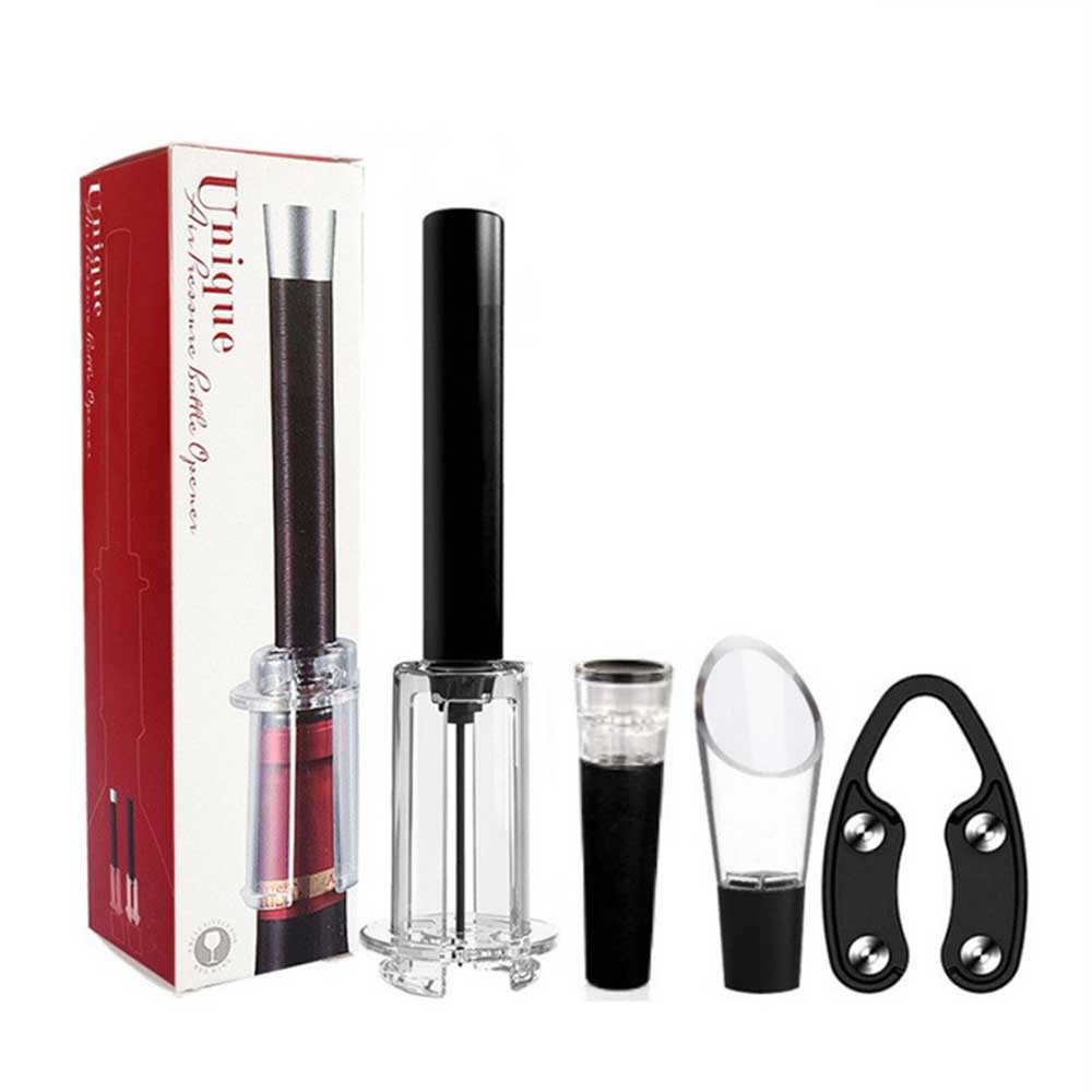 Red Wine Opener Bottle Opener Corkscrews With Vacuum Stopper Wine Pourer