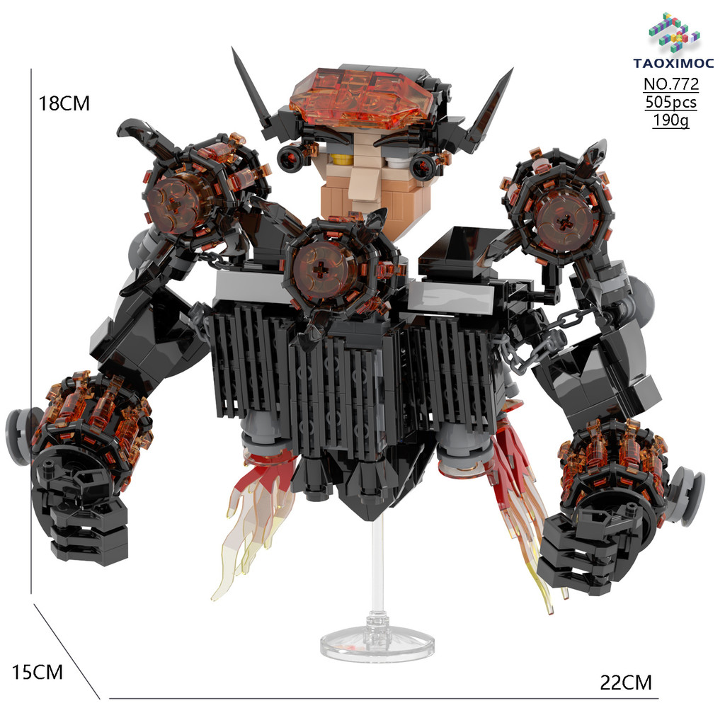  505pcs GOROCK Giám Sát Người VS Toilet Man Khối Xây Dựng Đồ Chơi Series Nâng Cấp Titan GMAN Nhà Vệ Sinh Lãnh Đạo Đồ Chơi Trẻ Em 