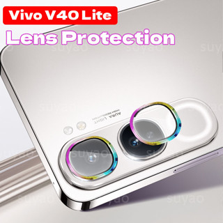 Dành Cho Vivo Y21d V60 Lite V50 V40 V40Lite Y19S Pro Y200 Y04 Y29S Y29T Eagle Eye Camera Lens HD VivoY19SPro VivoV40Lite VivoV50Lite Kính Cường Lực Trong Suốt Vòng Kim Loại Bảo Vệ Màn Hình