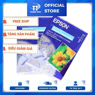 Giấy in ảnh 1 mặt ĐL 210 hoa cúc epson khổ A4-A5-A6 ( 20 tờ/ tập)