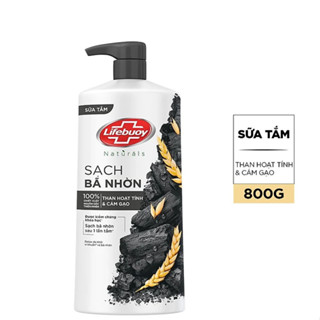 Sữa tắm Lifebuoy than hoạt tính và Cám Gạo chai 800g