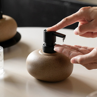 Dreamerhouse Stoneware Press Chai Khách sạn B & B Lotion Chai Dầu gội Sữa tắm Đóng chai phụ
