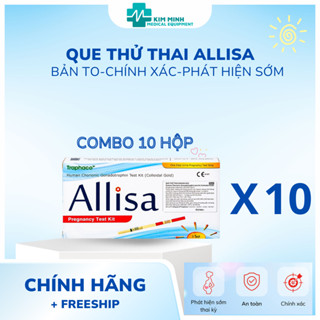  Combo 10 Que thử thai Allisa Traphaco Có Cốc - Đạt chuẩn xuất sang Châu Âu 