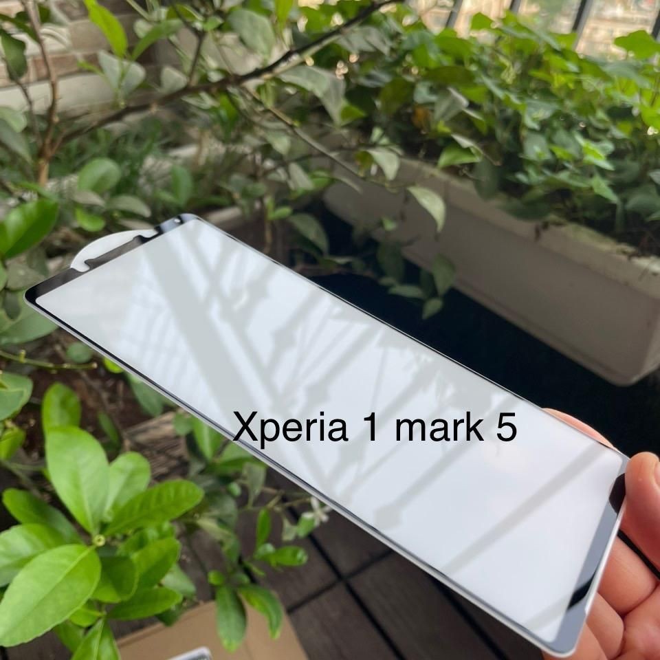 ￼Kính cường lực Xperia 1 V (mark 5) Full màn hình viền đen