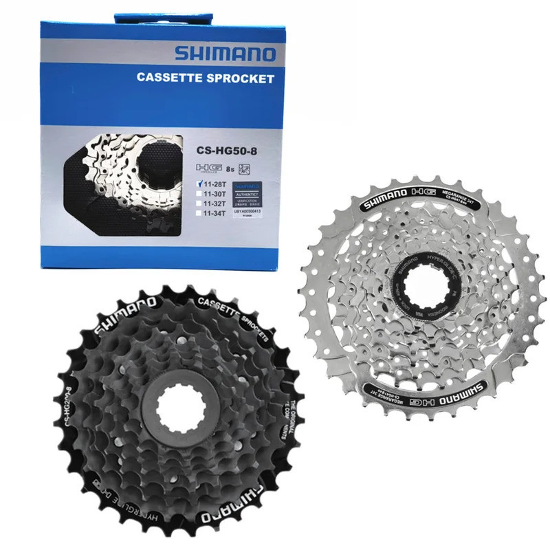 Xi-lanh Cassette Shimano CS-HG41-8 cho xe đạp đường núi, 8 tốc độ