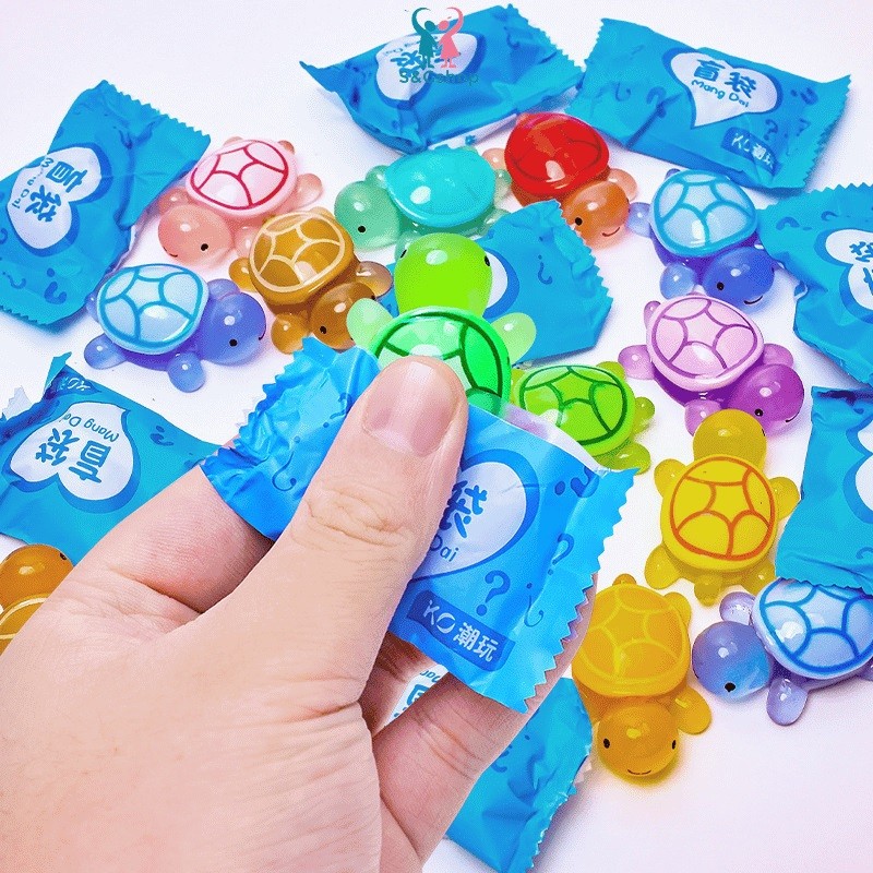 Túi mù rùa phát sáng,10 túi mù phát sáng tổng hợp, túi mù moi trái cây phát