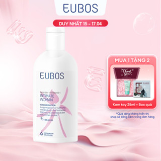 Dung Dịch Vệ Sinh Phụ Nữ EUBOS Intimate Woman Giúp Hỗ Trợ Làm Sạch, Cân Bằng Độ pH, Chai 200ml