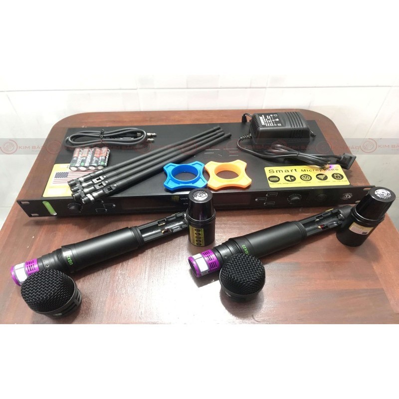 Micro không dây SHURE UGX-23 Chính hãng - 4 râu tiếp sóng - Gia Khang Audio