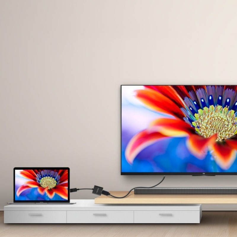 Doublebuy Sang VGA Adapter DPs Nam Sang VGA Nữ Adapter Cho Rõ Ràng 1080P Video