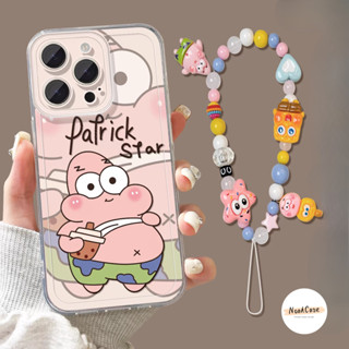 Trong Suốt Mỏng Và Chống Ố Vàng Ốp Lưng IPhone 13 15 12 11 16 14 Pro Max XR XS X 7Plus 8Plus Max 7 8 Plus SE SpongeBob